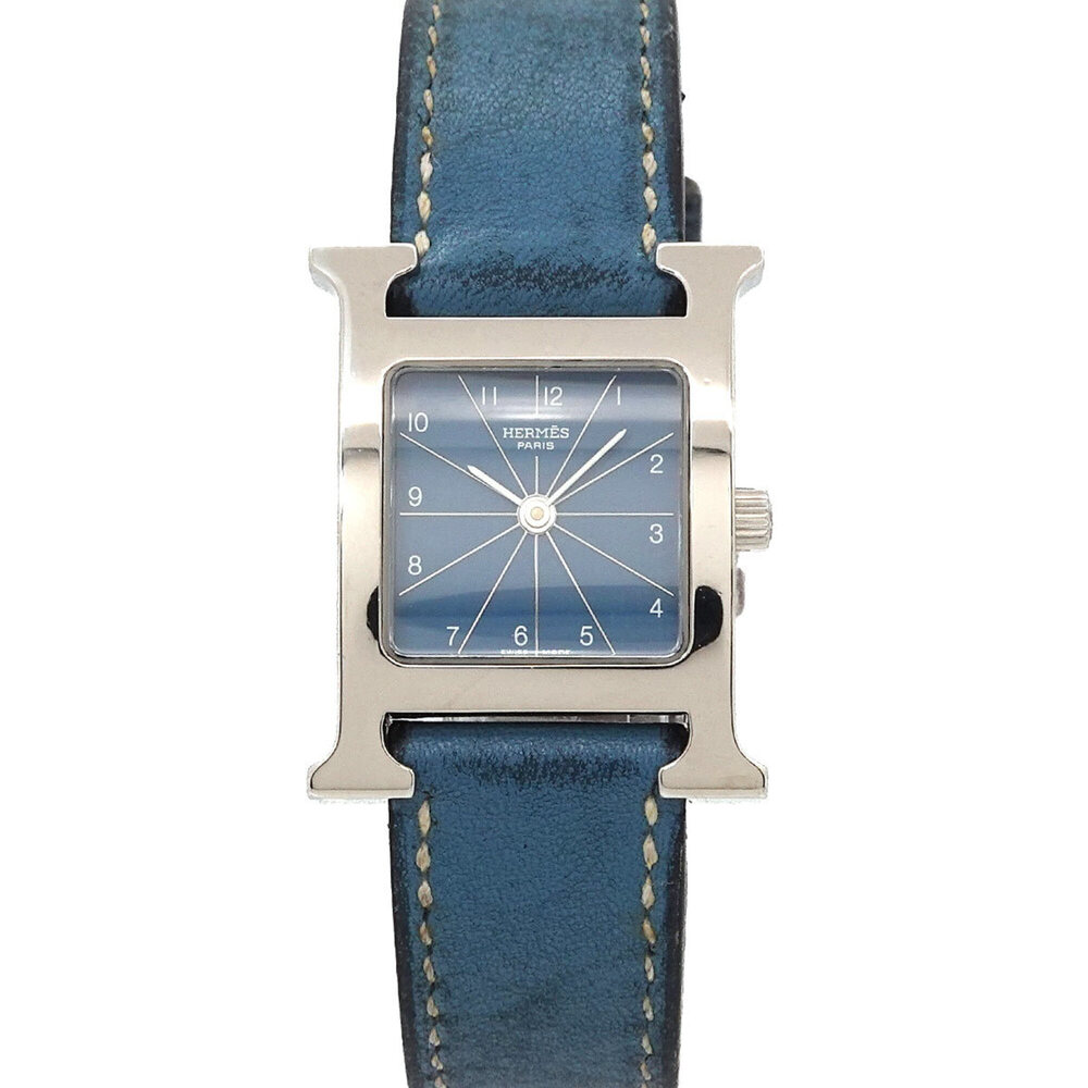 Hermes H-Watch HH1 210 Women's Watch Blue Quartz H